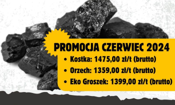 Hurtowa sprzedaż węgla / Polskie kopalnie - Promocja czerwcowa