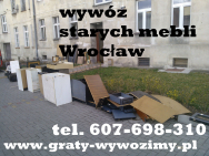 Demontaż/Wywóz/Utylizacja starych mebli Wrocław.Opróżnianie mieszkań.